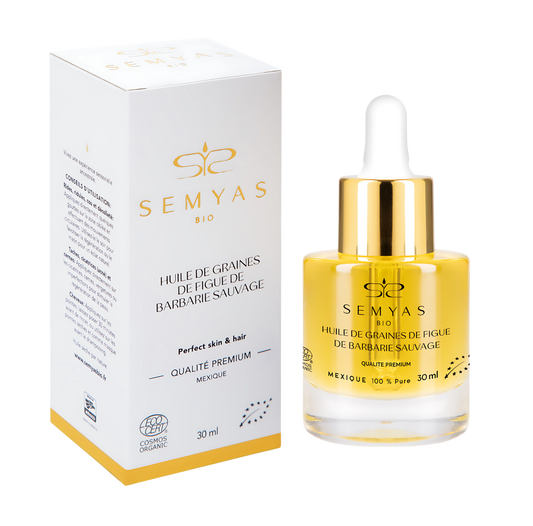 Huile de graines de figue de barbarie sauvage bio – 30 ml